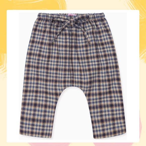 Plaid Kids Casual Bottoms - Picture 3 of 6